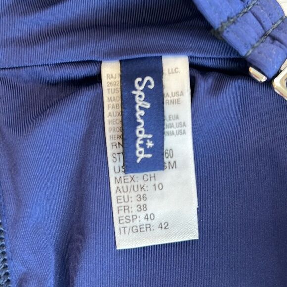 NWOT Splendid Navy Bralette Bikini Top Small - Picture 6 of 8